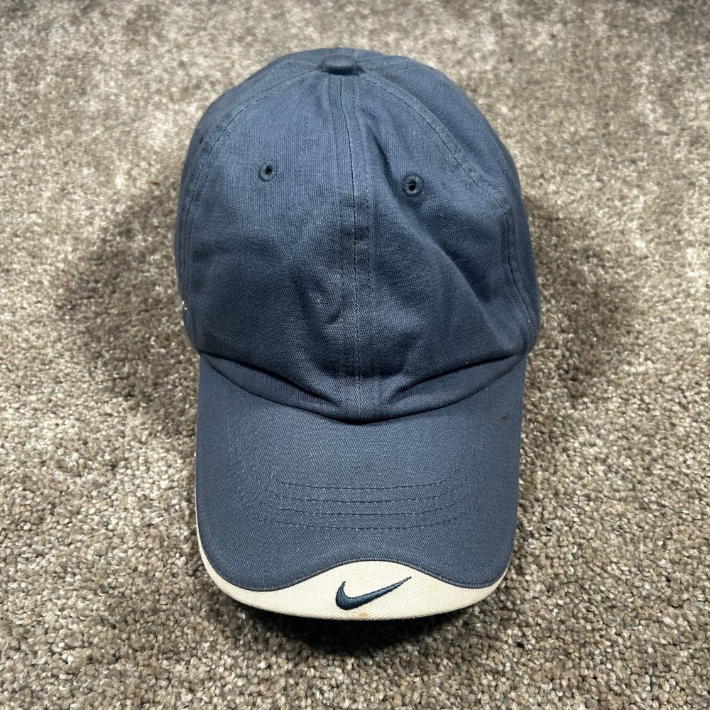 Nike Tiger Woods Blue Golf Hat Adjustable Strapback Motorists Insurance Cap
